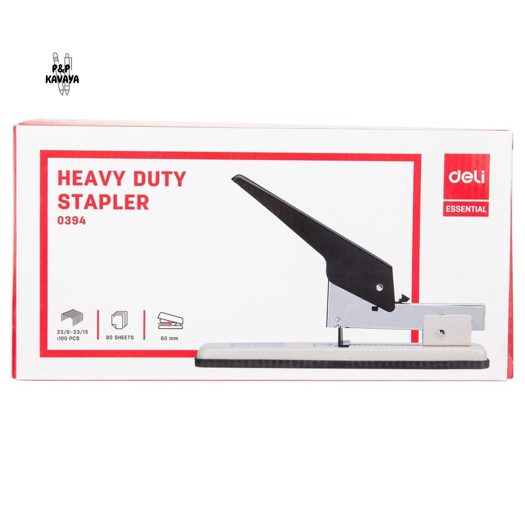 

Deli E0394 Heavy Duty Stapler/Hekter- 80sheets