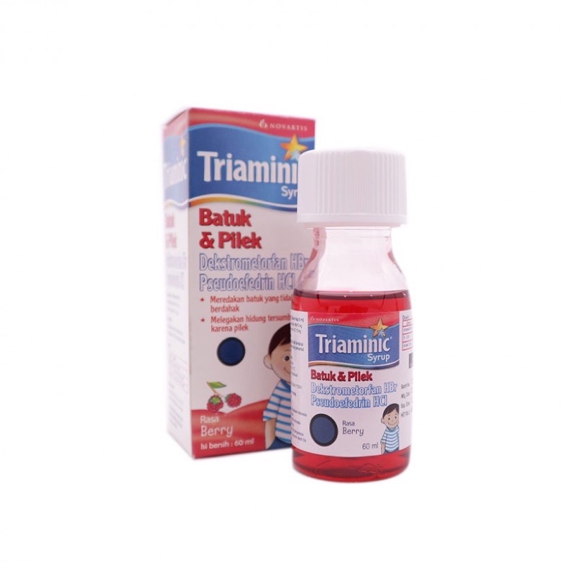 Triaminic Obat Batuk/Pilek @ 60ml/Triaminic Batuk Pilek Anak Sirup 60 ml