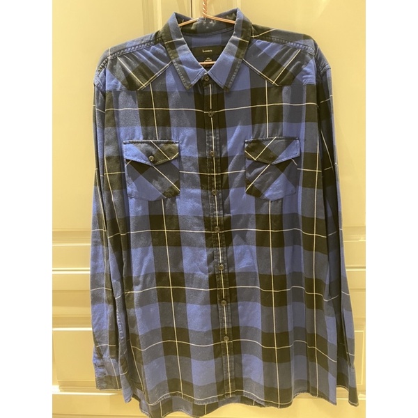 Kemeja Bossini XXL Man Big Size Lengan Panjang