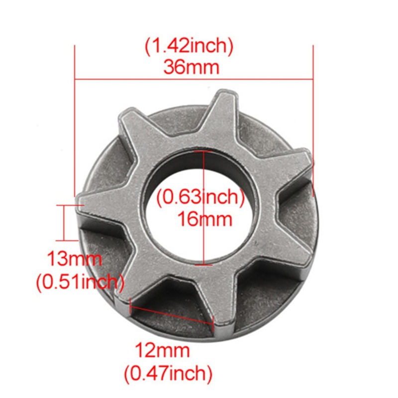 Bt Untuk Rantai Listrik Asterisk 5016/6018gear 7per6/3gigi Chainsaw Industrial