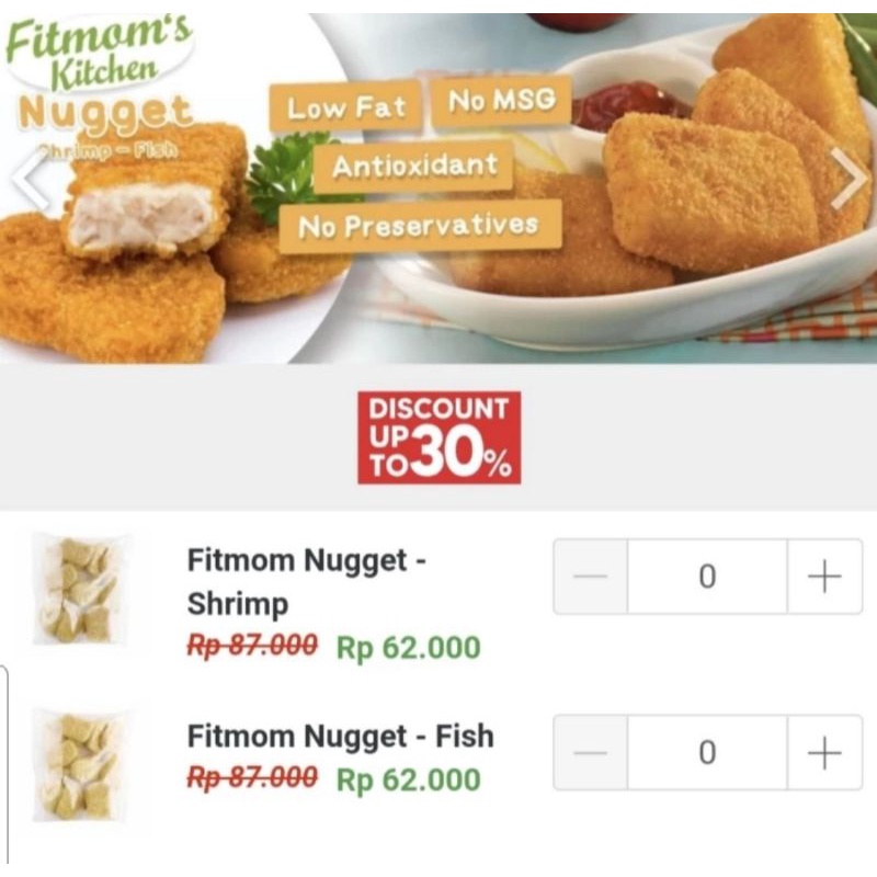 

Fitmom Kitchen Nugget Shrimp / Fish