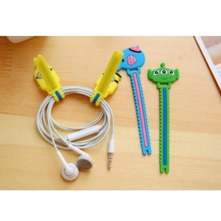 Penjepit Kabel Charger Silikon Pengikat kabel Mouse