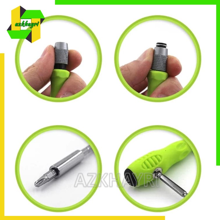 Taffware Obeng 30in1 Magnetic Screwdrivers Tool Service HP Komputer