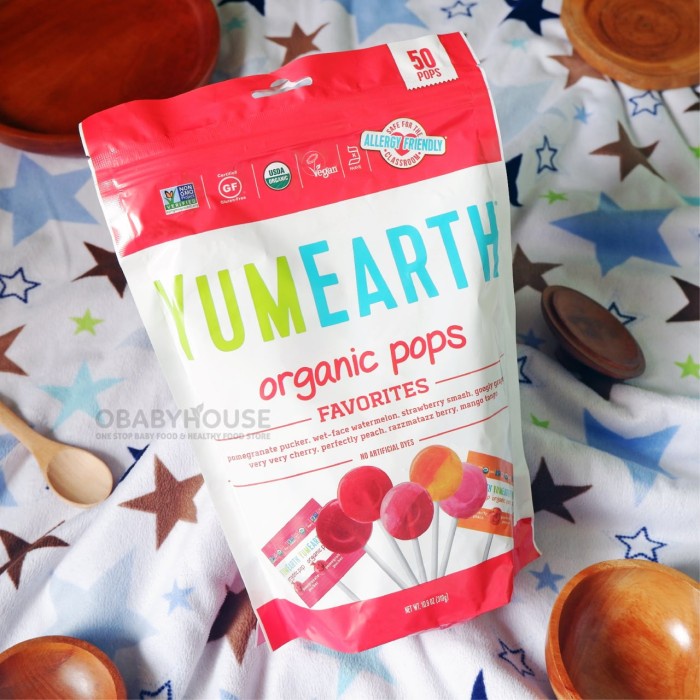 

Yumearth Organic Pops Favorites 50 pops 310 gr