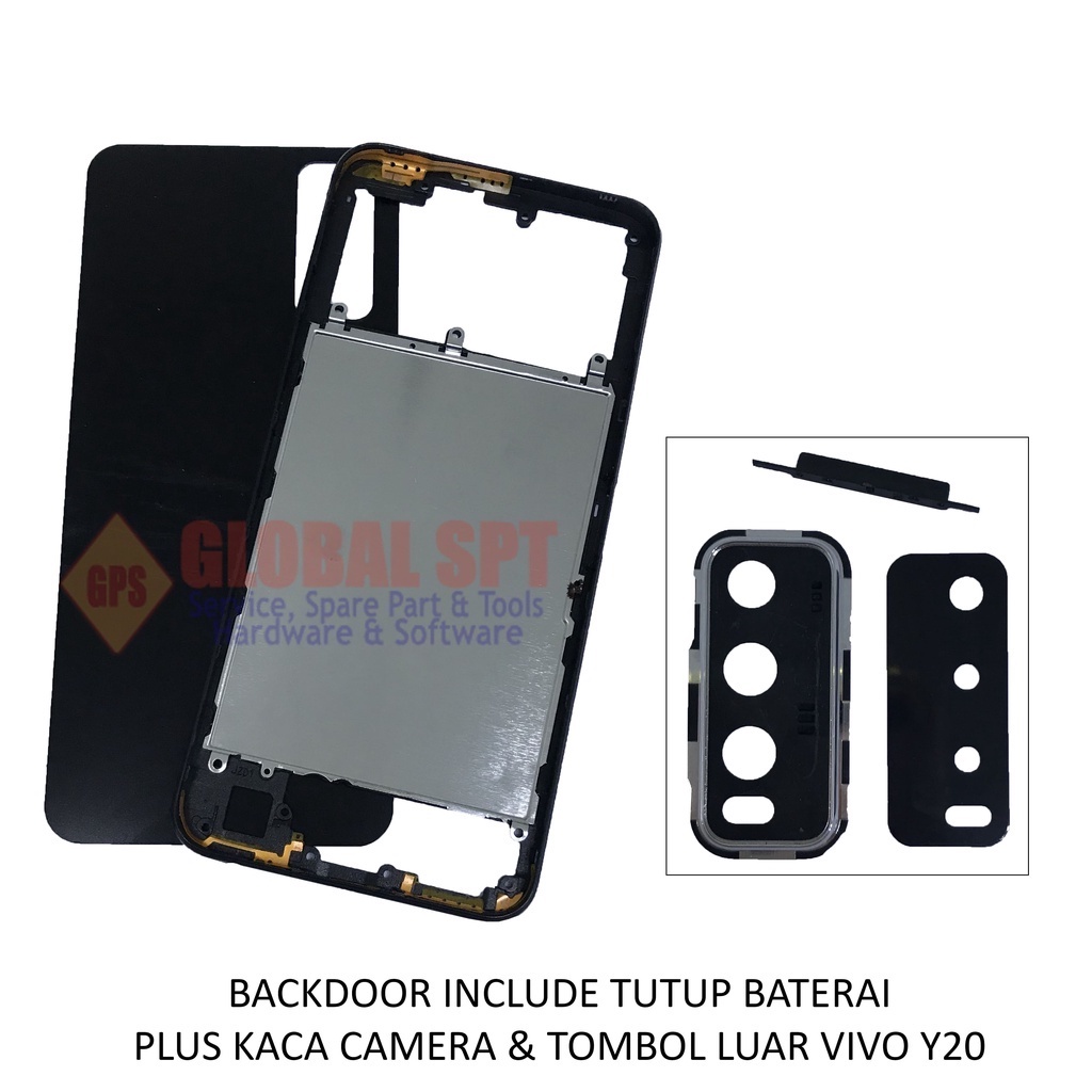 BACKDOOR VIVO Y20 INCLUDE TUTUP BATERAI / BACK COVER / TUTUP BELAKANG