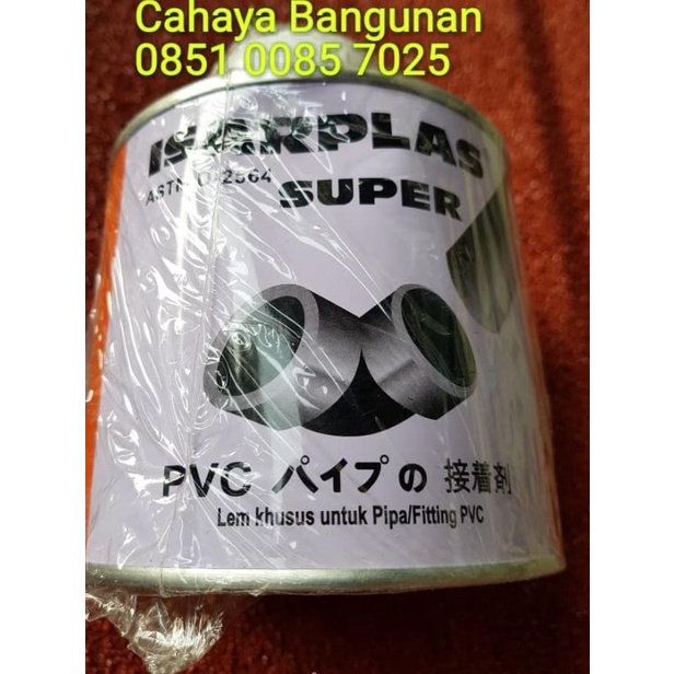 

Lem Pipa Pvc Pralon ISARPLAS Kaleng Besar 400Gr 400Gram 400 G Gr Gram