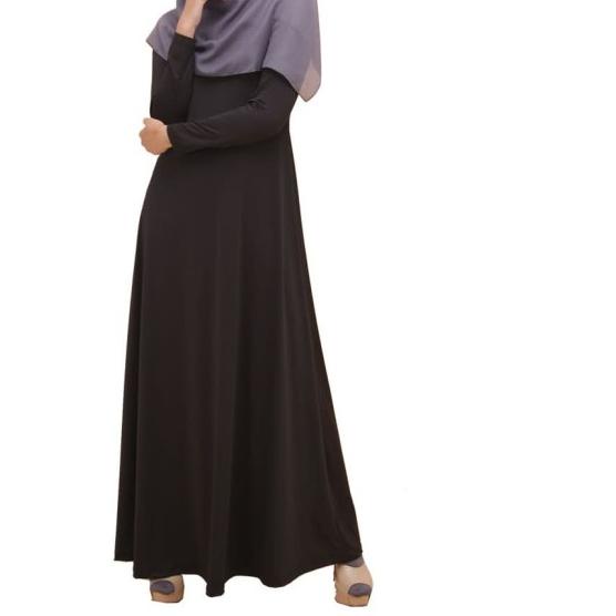 elzatta Gamis Gamia Azra Hitam 801 - XL