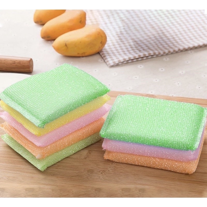 Spon Cuci Piring Sponge Spons Busa Gosok Diswash Scouring Cleaning Pad Panci