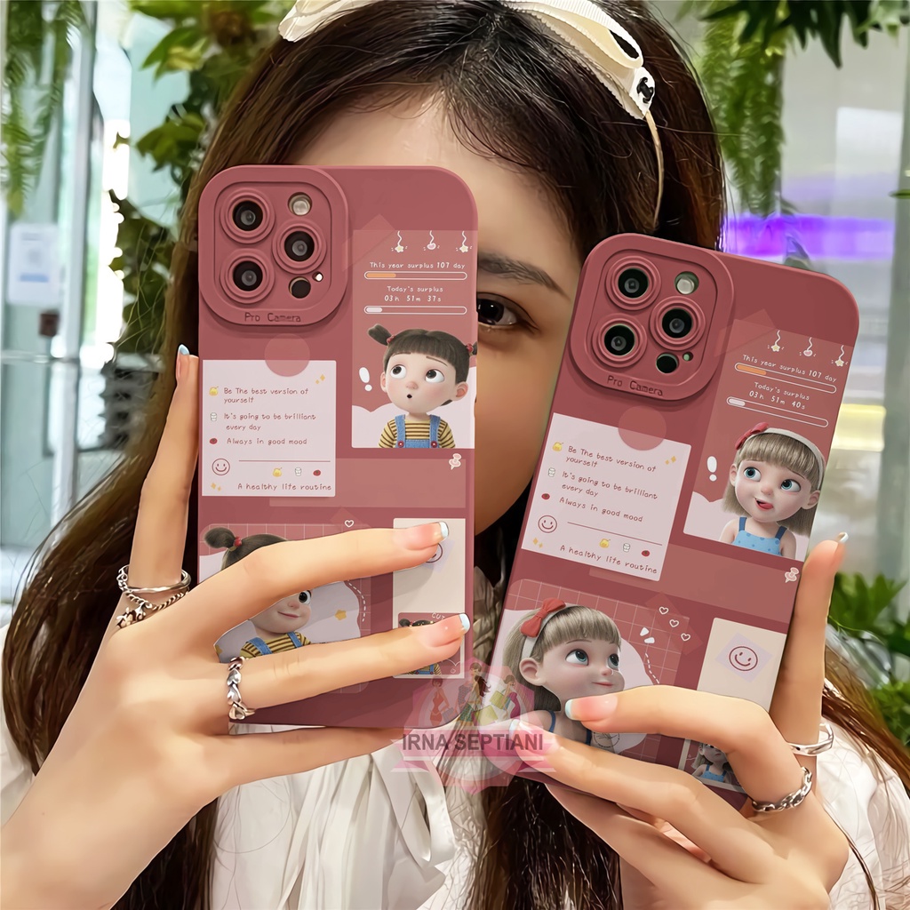 Case Hp silikon couple procamera Untuk VIV*O Y16 y35 y22 A57 2022 A76 A96 RENO 7Z VIVO Y21 Y21A Y21S