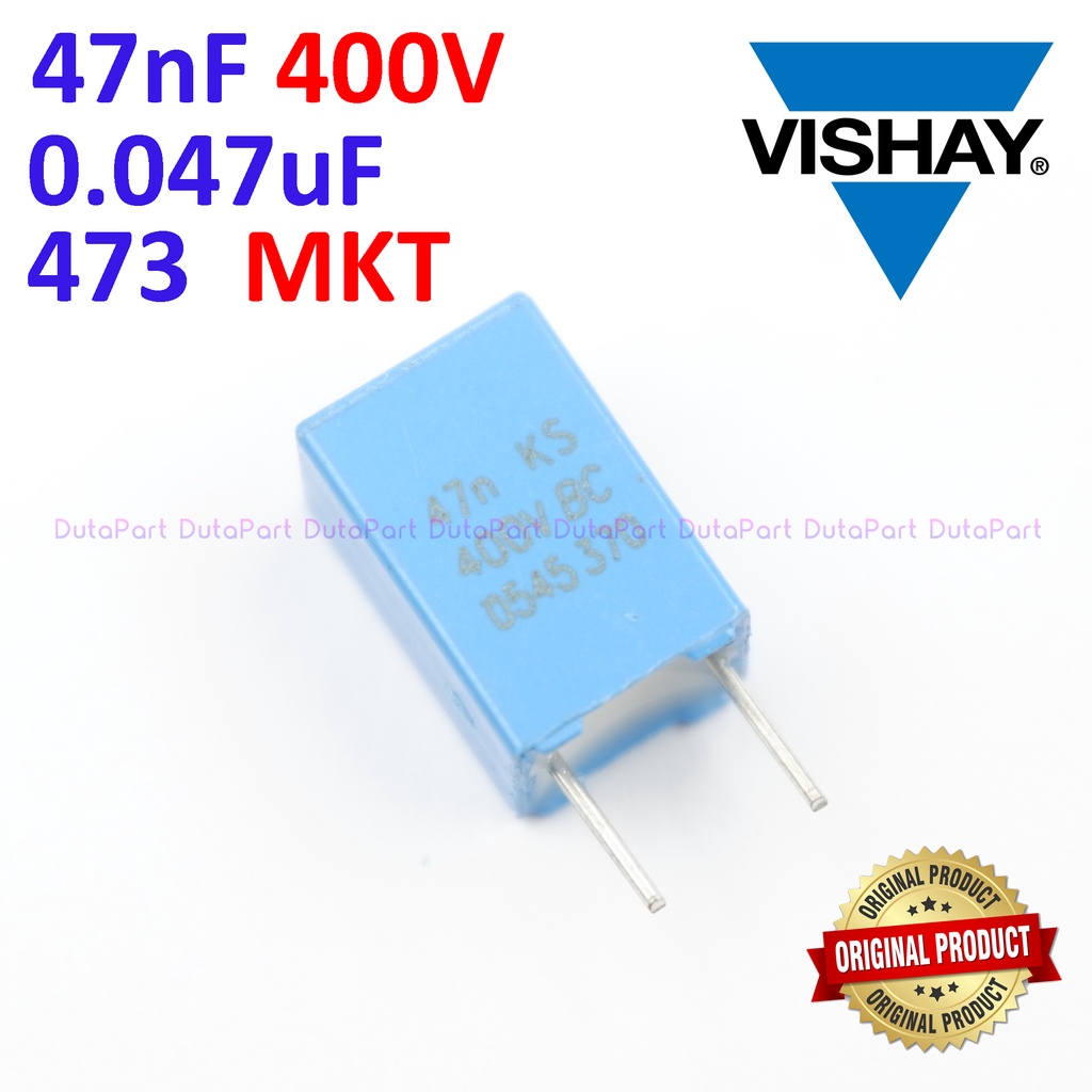 400V 47nF 0.047uF 473 10% ORIGINAL VISHAY MKT MKM Kapasitor Capacitor