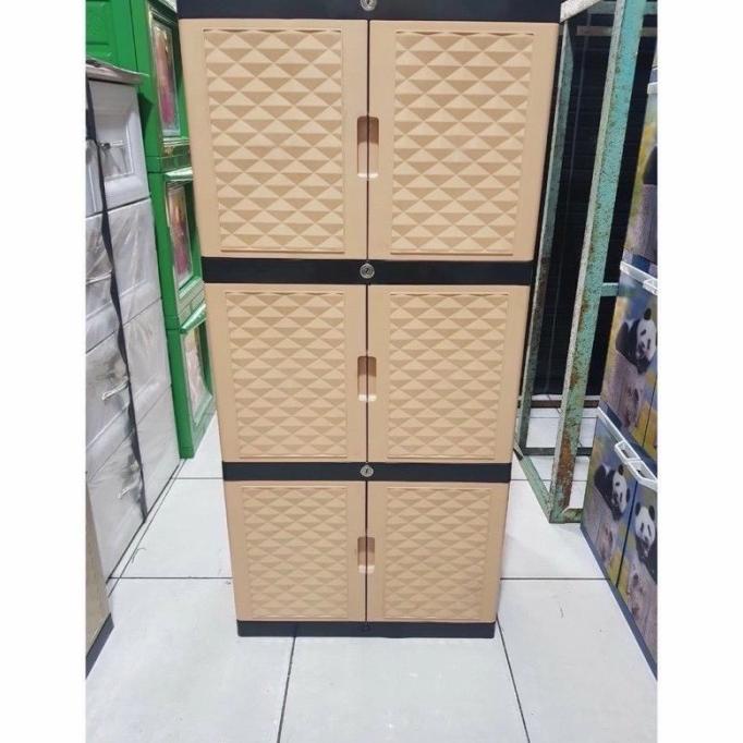 

Lemari Plastik Lemari Pakaian Tabitha 5 stock ready