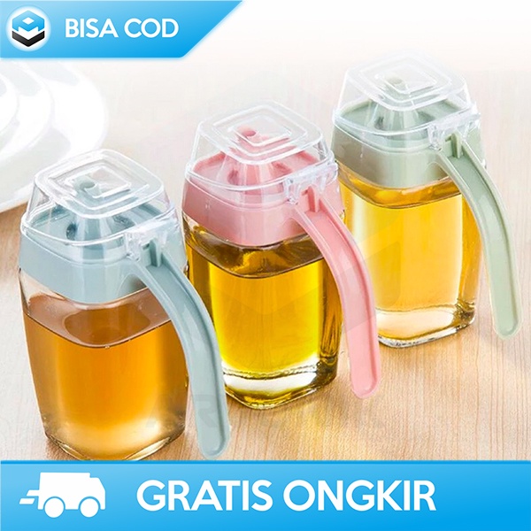 BOTOL MINYAK OIL CONTAINER SEASONING GLASS JAR  550ML SERBAGUNA ZL1209