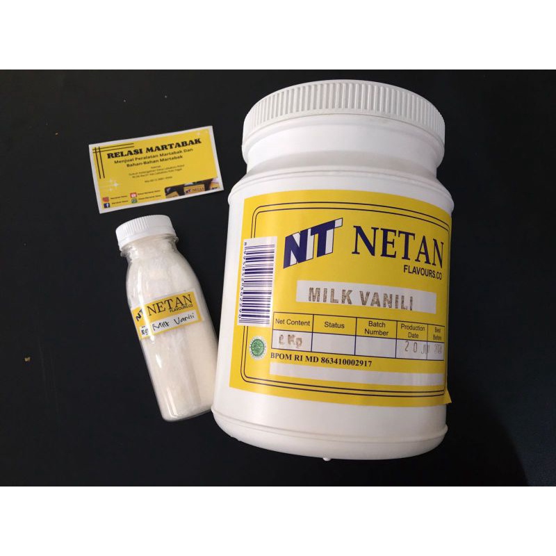 

Milk Vanili Netan 100gr/Vanili Netan/Vanili susu/Vanili Martabak
