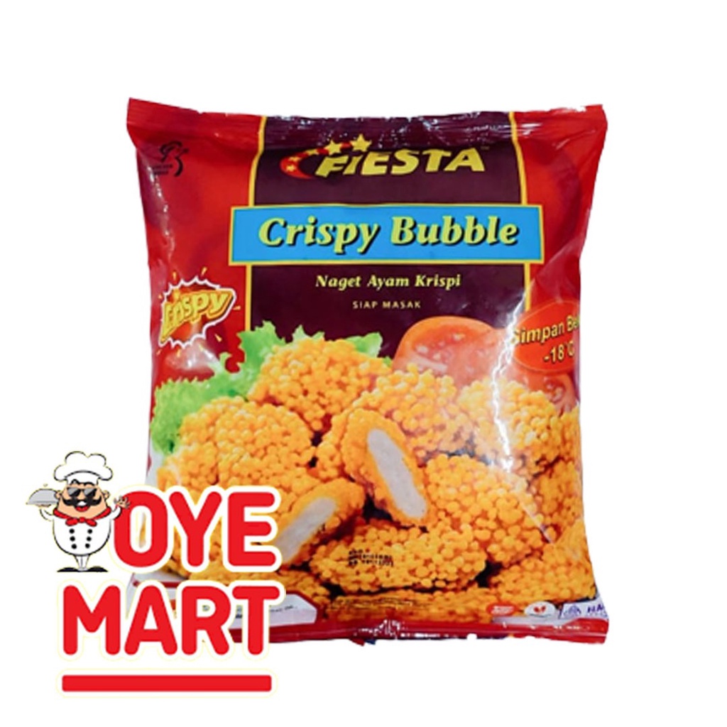 FIESTA CRISPY BUBBLE CHICKEN NUGGET 500GR / NAGET AYAM KRISPI