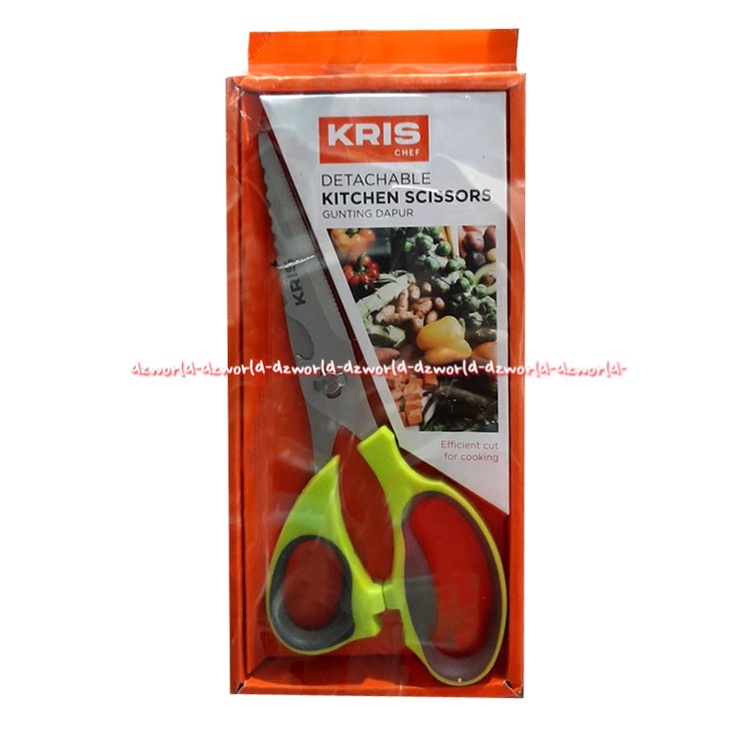 Krischef Multi Function Kitchen Scissors Gunting Dapur Serba Guna Kris Chef Detachable Kitchen Scissor Gunting Dapur Serba Guna