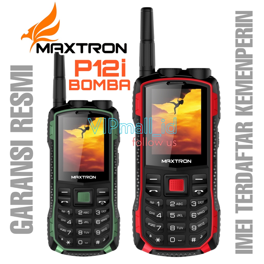 HP MAXTRON P12i Bomba - HP OUTDOOR 2,4" - HP GUNUNG - HP MAXTRON P12 BOMBA