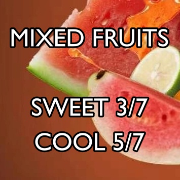 JUES Pods Pro Ceramic - Mixed Fruits - Compatible with RELX Infinity Essential