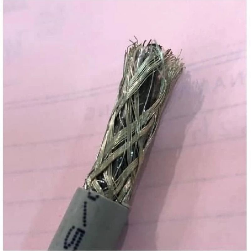 Kabel Screen / Kabel LiYCY 4 x 1.5mm / 4x1.5mm Warna Abu-abu