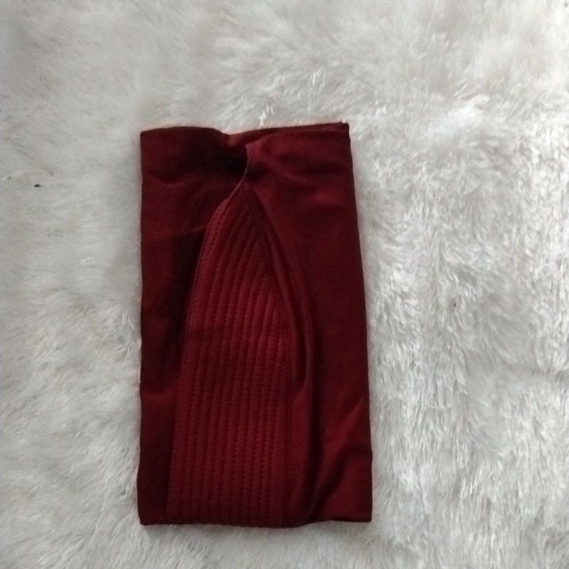 BERGO HAMIDAH SIZE M NUTUP DADA-Maroon