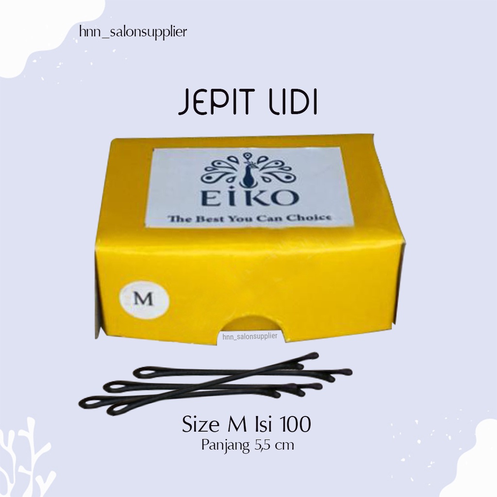 Jepit Lidi Pentul Bobbi Pin Styling Rambut Salon isi 100 pcs