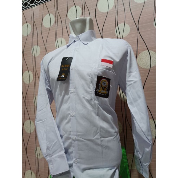 BAJU PUTIH TANGAN PANJANG SMA/BAJU PUTIH ALWAFA GOLD/BAJU PUTIH LENGAN PANJANG SMP ALWAFA/BAJU SEKOLAH/BAJU SMA