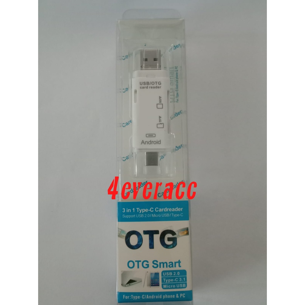 D-178 5 In 1 USB 3.1 Type C SD TF Micro SD Card Reader USB C Micro USB