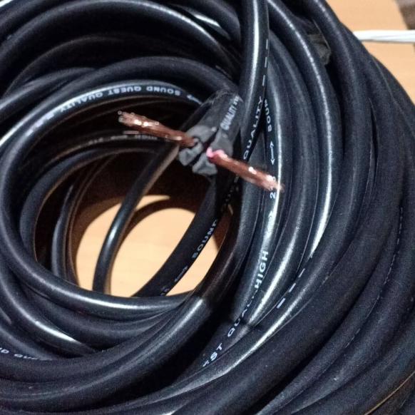 KABEL SERABUT HITAM 2X1.5 (1 Rol ) / KABEL HYO 2X1.5 HITAM