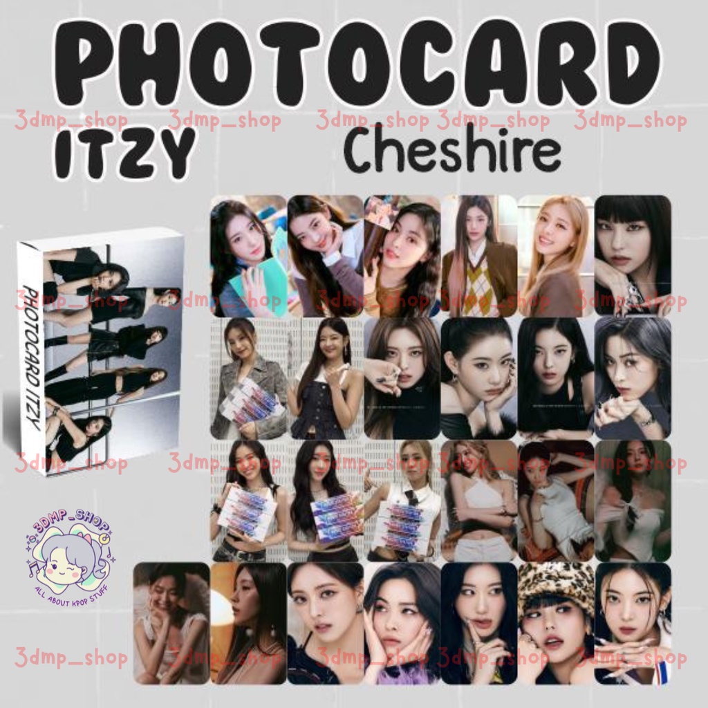 [25 lembar] Photocard Lomo Photo card Lomocard ITZY Cheshire Blah blah blah NOT SHY NOTSHY Checkmate sneaker voltage Guess Who In the morning crazy in love