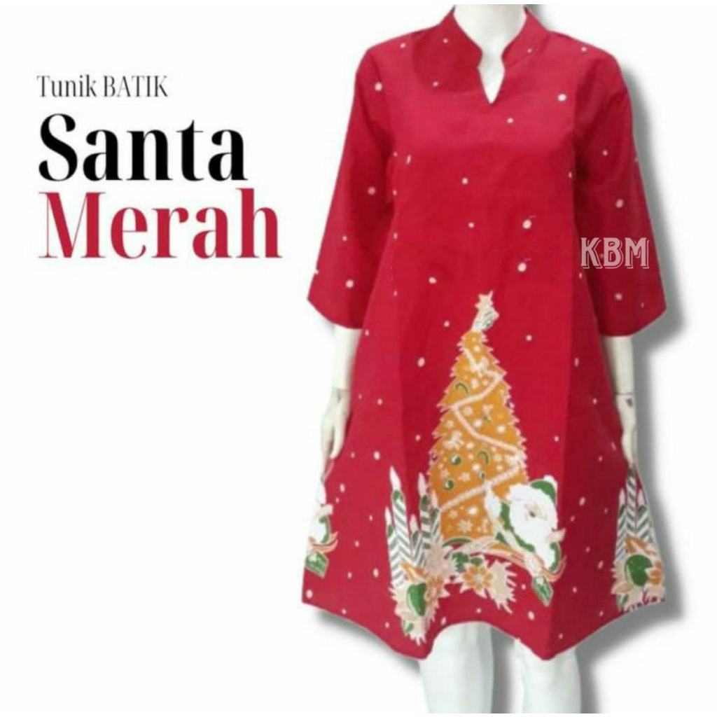 Batik Santa #2 #5 BATIK KERJA SERAGAM BATIK KANTOR SERAGAM NATAL