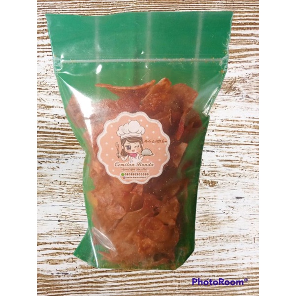 

[Cemilan Bunda Official] KERIPIK SINGKONG PEDAS MANIS 150gram