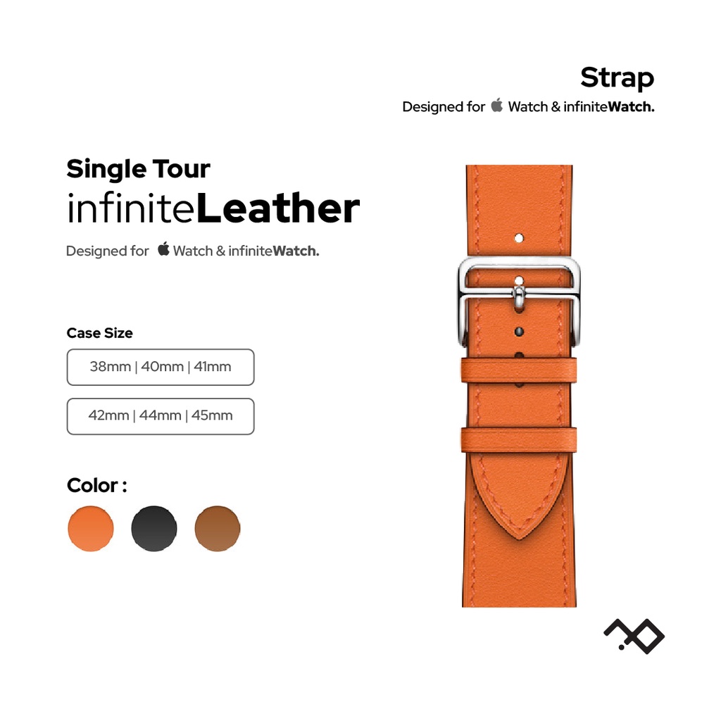 Infinite Leather Single Tour Strap