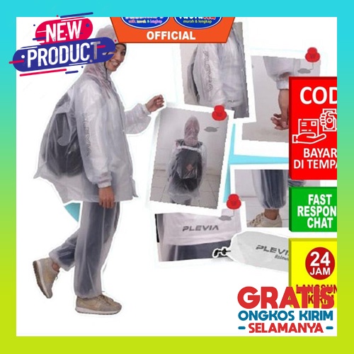 Jas Hujan Setelan Baju Celana Topi Jubah Kelelawar Murah Dewasa Tebal G3P2 Setelan Premium Karet Axi