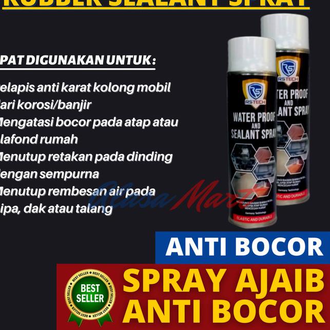 

Rubber Sealant Spray - Aqua Sealant Spray Anti Bocor 500ml Buy 1 Get 1 - Putih