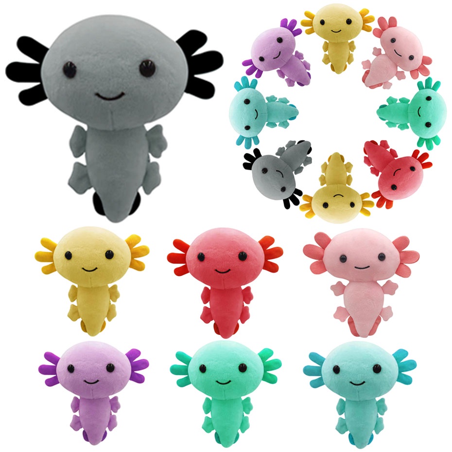 Axolotl Boneka Mainan Karakter Kartun Mewah Cushion Stuffed Lembut Hadiah Mainan Anak