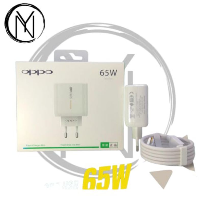 Charger Oppo 65w Trevel Charger oppo 65watt Casan Charger Oppo Type C USB Oppo Reno K3  Oppo A5 2020