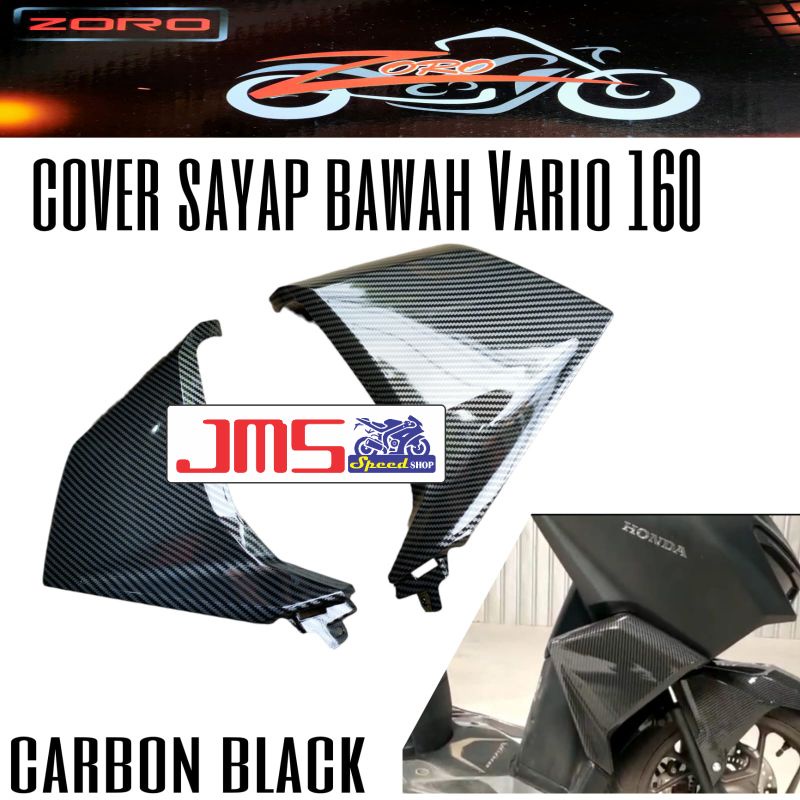 cover bodi samping sayap depan carbon vario160 zoro