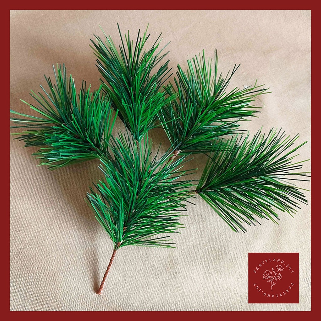 Christmas Ball Ball Pine Branch Natal Ornamen Merry Christmas Dekorasi Bunga Palsu Decoration Hisasan Natal Christmas Flower  Xmas