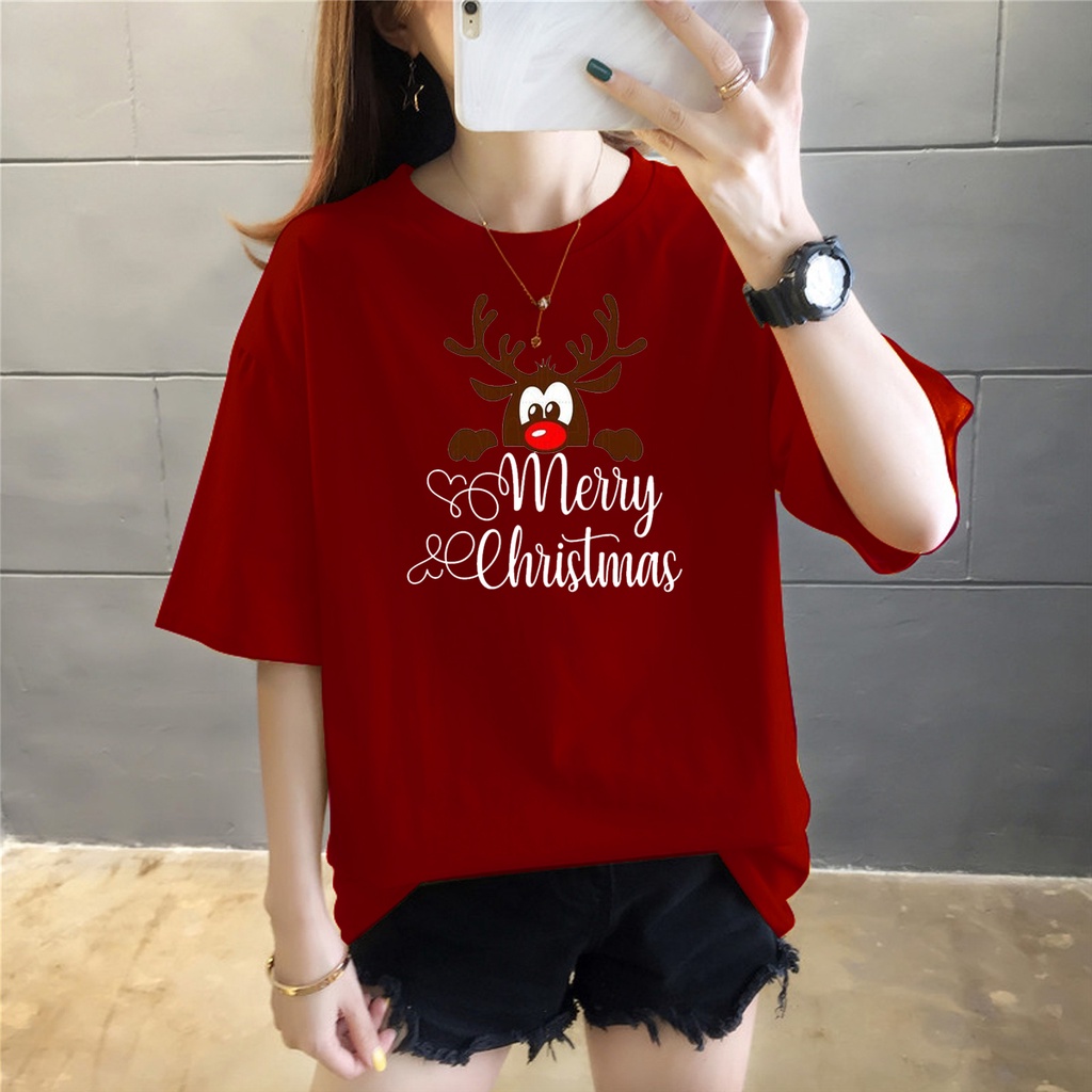 KAOS 0VERSIZE WANITA SPECIAL CRISTMAS EDITION 4