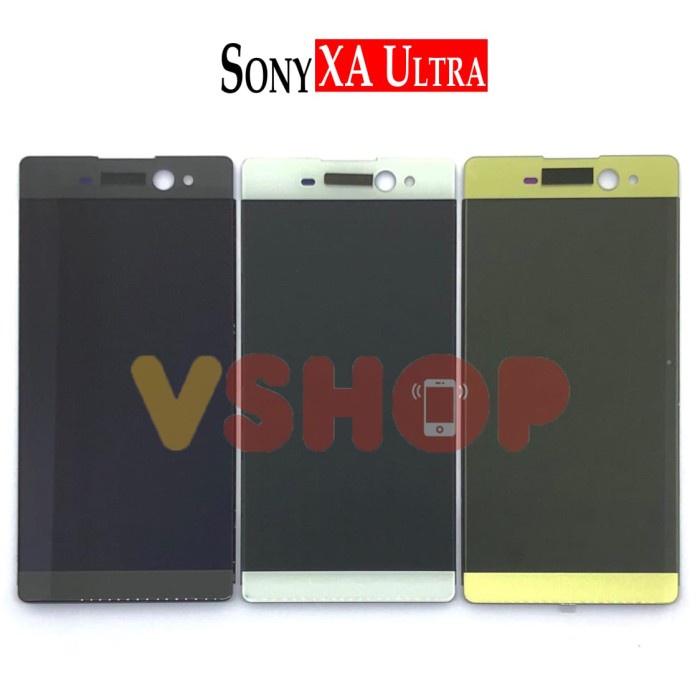 Lcd Touchscren Sony Xperia C6 Xa Ultra F3216 Black White Gold