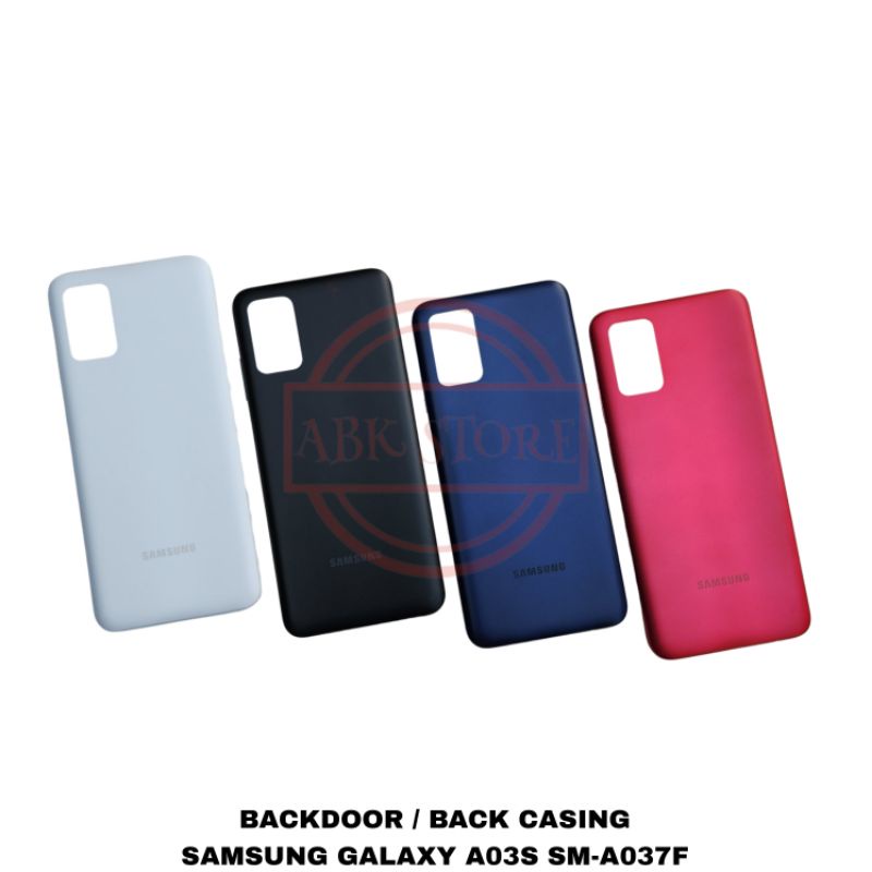 TUTUP BELAKANG BACKDOOR BACK CASING HOUSING SAMSUNG GALAXY A03S SM-A037F BACKDOOR ORIGINAL