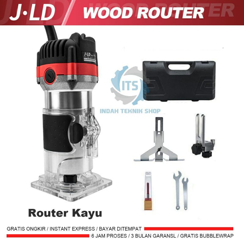 Promo JLD Tool Mesin Profil Kayu Trimmer Router MT370 berkualitas model maktec MT370