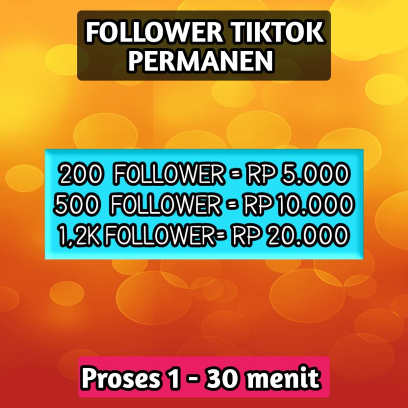 FOLLOWER TIKTOK