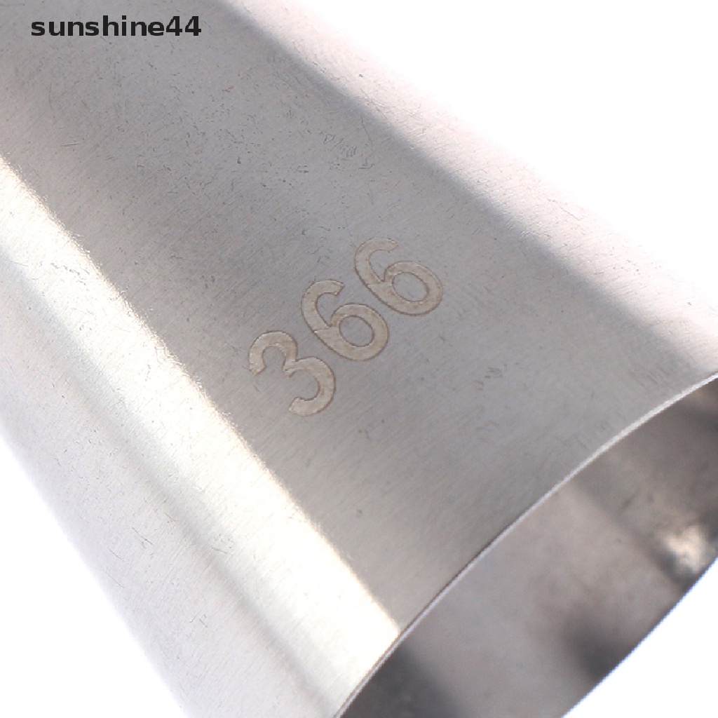 Sunshine Mai Fu 366# Alat nozzle Pipa Krim Kue Kering Model 10 Gigi Lurus Besar Bahan stainless steel 304