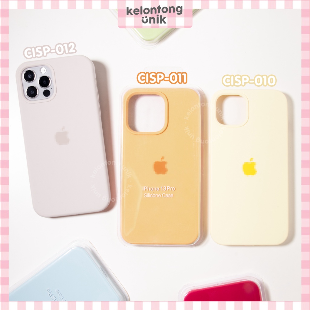 (Seri 4) For iPhone - Premium Silicone Case Full Cover