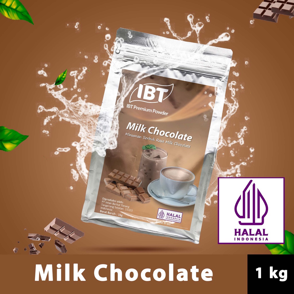 

Bahan Minuman Bubuk Rasa Milk Chocolate Serbuk Coklat IBT All-purpose Powder Premium