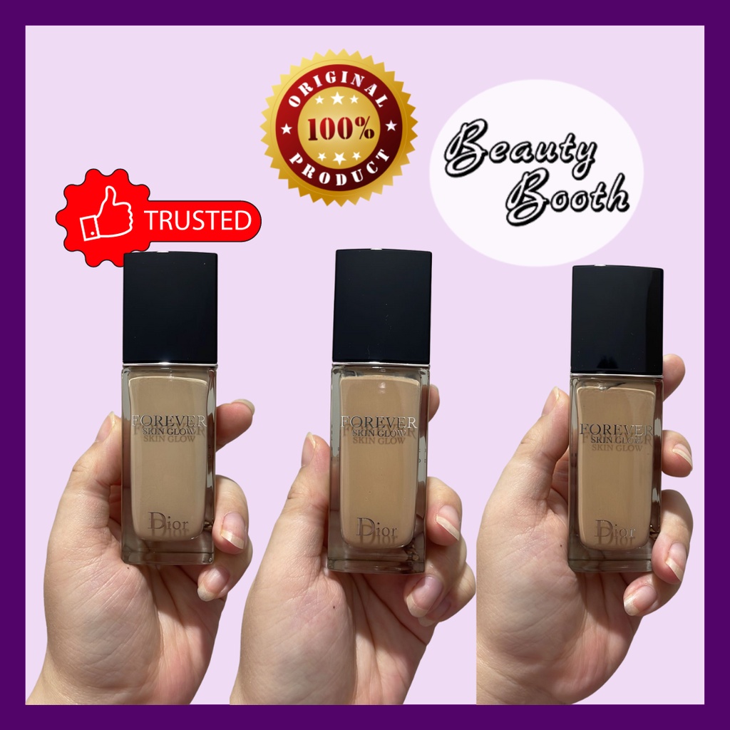 DIOR Forever Skinglow FOUNDATION SPF 20 PA+++ | Dior Forever Matte No Transfer FOUNDATION BOTOL