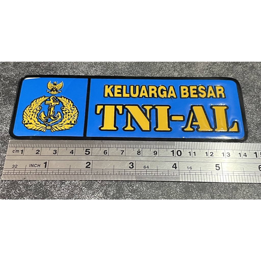 Sticker Keluarga Besar TNI AL (Pjg) - Stiker Angkatan Laut - Sticker Mobil - Stiker