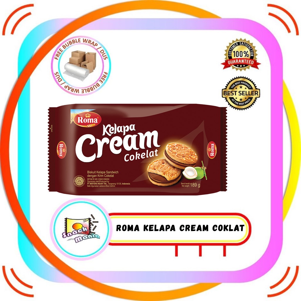 

Roma Biskuit Kelapa Cream Coklat 189 gr Biscuit Coconut Krim Cokelat