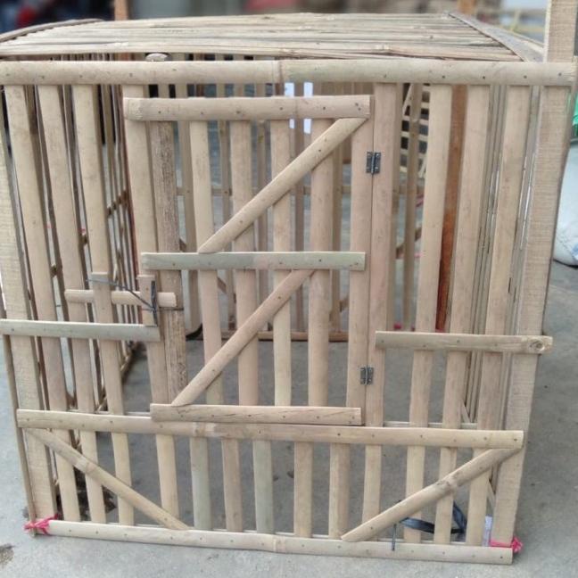 Kandang Ayam Bambu / Kandang Rakit Bambu Segiempat Kotak