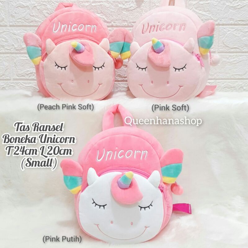 Tas Ransel Anak Boneka Unicorn / Tas Ransel Unicorn M